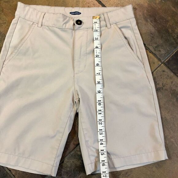 Old Navy Boys Khaki Adjustable Shorts Size 12 - Picture 3 of 11